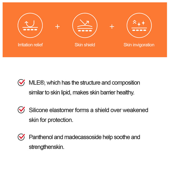 Barrier repair cream with panthenol and madeecassoside